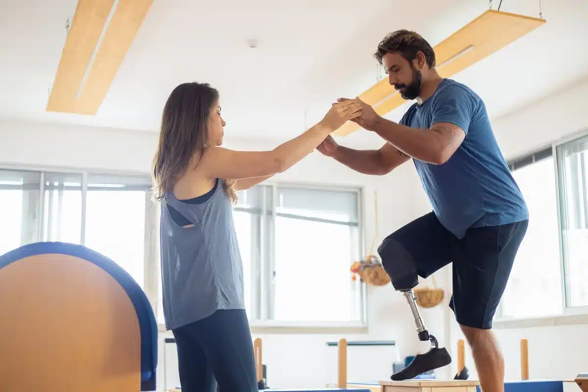Exercices de rééducation vestibulaire et d'équilibre en physiothérapie