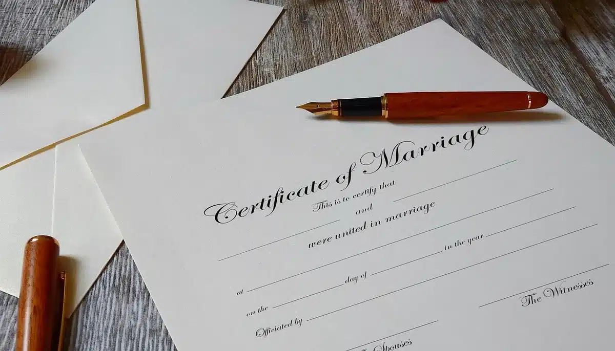 Certificat d'analyse COA posé sur une table avec annotations